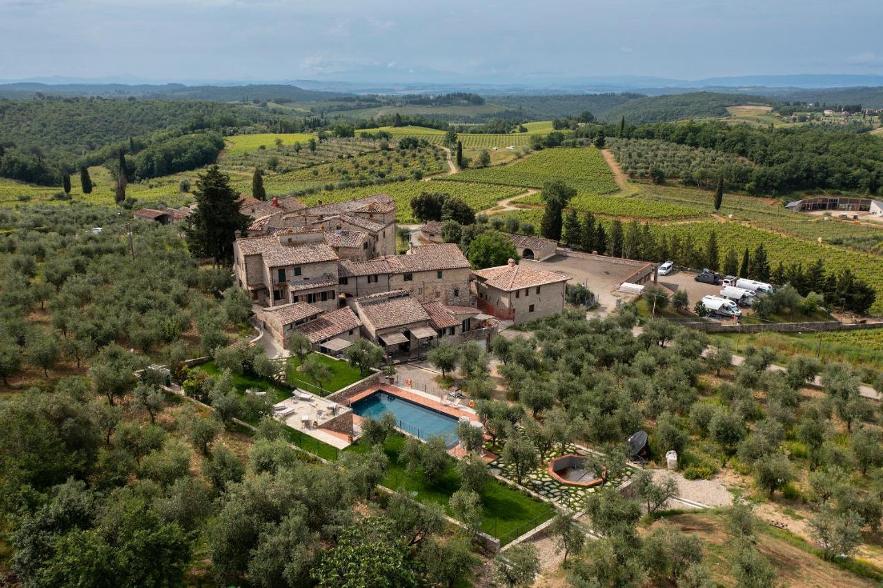 Vila Borgo A Monti Di Sotto Gaiole in Chianti Exteriér fotografie