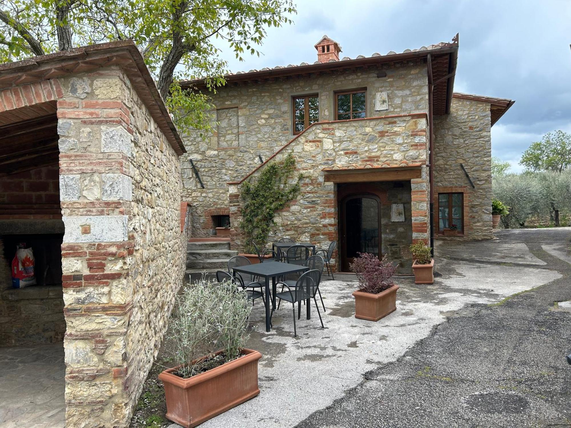 Vila Borgo A Monti Di Sotto Gaiole in Chianti Exteriér fotografie